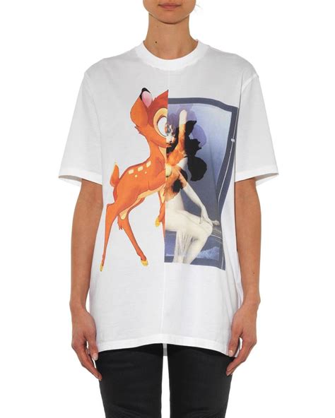 maglia givenchy bambi|Givenchy, Disney Collaborate on Luxury Character Shirts .